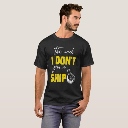 I don't give a ship cruise vacation spring break tシャツ (正面フル)