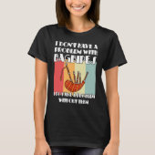 I don't have a problem with bagpipes bagpipes tシャツ (正面)