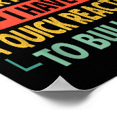 I Don't Have A Short Temper - Quick Reaction To Bu ポスター (角)