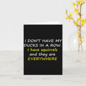 I Don't Have My Ducks In A Row.  カード (黄色い花)