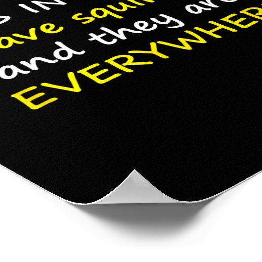 I Don't Have My Ducks In A Row.  ポスター (角)