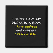 I Don't Have My Ducks In A Row.  マグネット (正面)