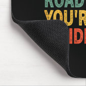 I Don't Have Road Rage You're Just An Idiot Retro マウスパッド (コーナー)