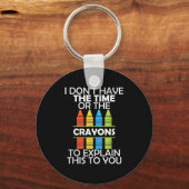 I Don't Have The Time Or The Crayons To Explain Th キーホルダー (正面)