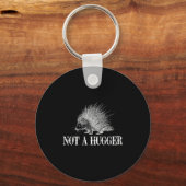 I Don't Hug Apparel Funny Introvert Rcune Tee - Un キーホルダー (正面)