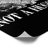 I Don't Hug Apparel Funny Introvert Rcune Tee - Un ポスター (角)