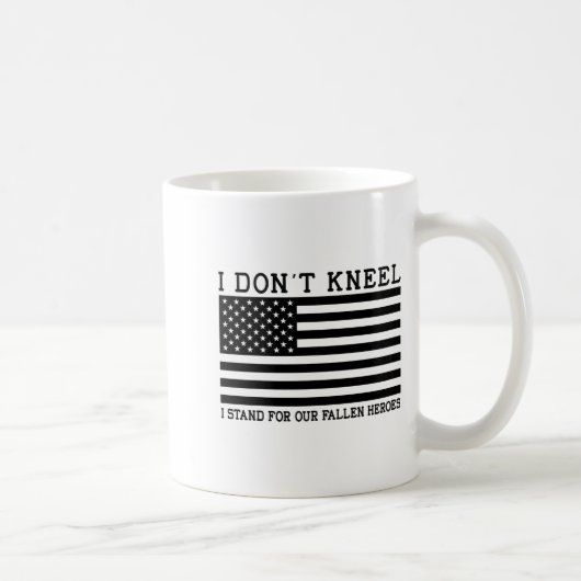 I Dont Kneel  コーヒーマグカップ (右)