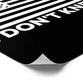 I Don't Kneel  ポスター (角)