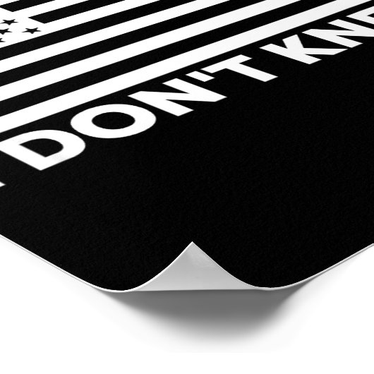 I Don't Kneel  ポスター (角)