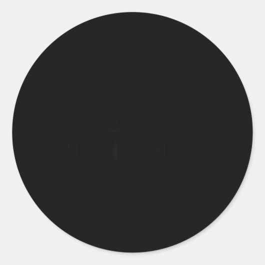 I Don't Know Hand Drawn Shrug Funny Men Women  ラウンドシール (正面)