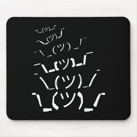 I Don't Know Idk  マウスパッド (正面)