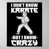 I Dont Know Karate But I Know Crazy Karate Fighter ポスター (正面)