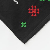 I Don't Know-margo Ugly Sweater Funny Christmas Fo フリースブランケット (角)