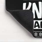 I Don't Know-margo Ugly Sweater Funny Christmas Fo マウスパッド (コーナー)