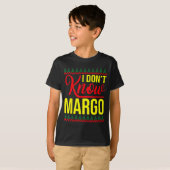 I Don't Know-margo Ugly Sweater Funny Christmas Fo Tシャツ (正面フル)
