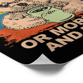 I Don't Like Morning People And Mornings... Coffee ポスター (角)