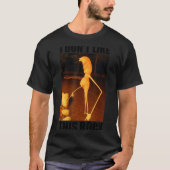 I Don't Like This Rock Funny Marcus The Worm Meme  Tシャツ (正面)