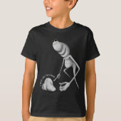 I Don't Like This Rock Funny Marcus The Worm Meme Tシャツ (正面)