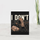 I Don't Like This Rock Marcus The Worm Meme Funny  カード (正面)