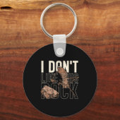 I Don't Like This Rock Marcus The Worm Meme Funny  キーホルダー (正面)