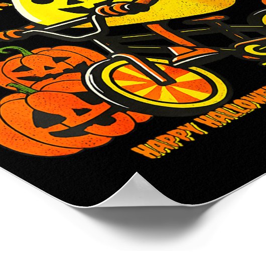 I Don't Like You Either Happy Halloween Anyway Can ポスター (角)