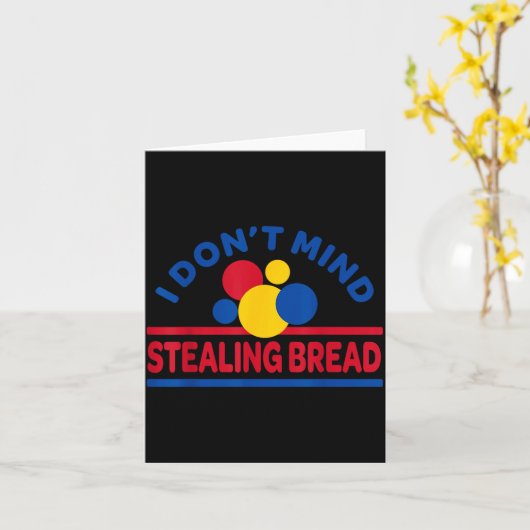 I Don't Mind Stealing Bread  カード (黄色い花)