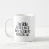 I Don't Mind Stealing Bread Mouths Of Decadence コーヒーマグカップ (左)