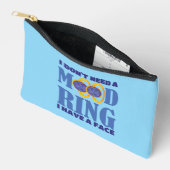 I Don't Need A Mood Ring I Have A Face アクセサリーポーチ (見開き)