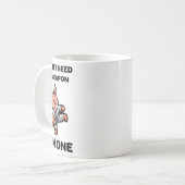 I Don't Need A Weapon I Am One Funny Karate Cute F コーヒーマグカップ (正面左)
