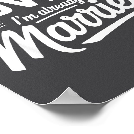 I Don't Need Advice I'm Already Married Relationsh ポスター (角)