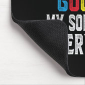 I Dont Need Google, My Son Knows Everything Lovers マウスパッド (コーナー)