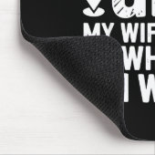 I Don't Need Gps My Wife Knows Father Husband Funn マウスパッド (コーナー)