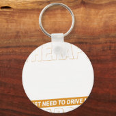 I DON'T NEED THERAPY Dodge Charger 1971 キーホルダー (正面)