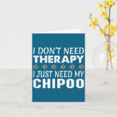 I Don't Need Therapy - I Just Need My Chio -  カード (黄色い花)