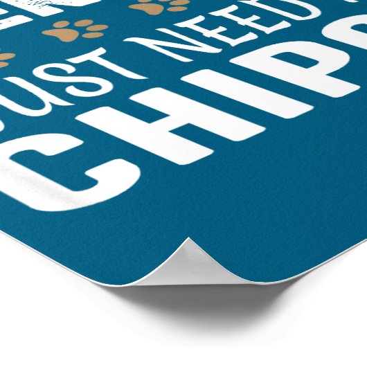 I Don't Need Therapy - I Just Need My Chio -  ポスター (角)