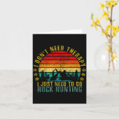 I Don't Need Therapy I Just Need To Go Rock Huntin カード (黄色い花)