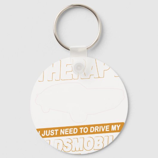 I DON'T NEED THERAPY Oldsmobile Cutlass 1970 キーホルダー (正面)