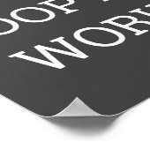 I Don't Op At Work Funny Casual Friday  ポスター (角)