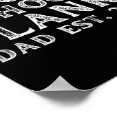 I Dont Shoot Blanks Dad Est 2025 Gender Reveal Fun ポスター (角)