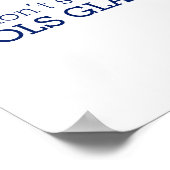 I Dont Suffer Fools Gladly Text Slogan  ポスター (角)