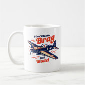 I Don't Want to Brag but I Model コーヒーマグカップ (左)