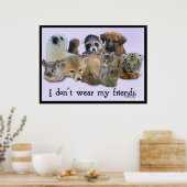 I DOn't Wear My Friends ポスター (キッチン)
