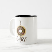 i DOUTブラウンチョコ気にレコスプレンシックモダン ツートーンマグカップ (正面左)