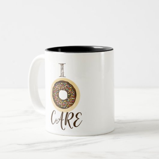 i DOUTブラウンチョコ気にレコスプレンシックモダン ツートーンマグカップ (正面左)