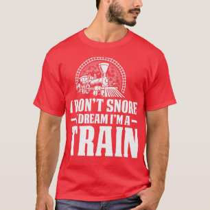I Dox27tスノアドリーム鉄道機関車 Tシャツ