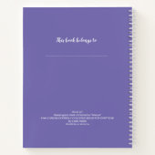 I DREAM HORSESクリエイティブブックバイリンダダルジエル ノートブック (裏面)