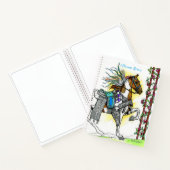 I DREAM HORSESクリエイティブブックバイリンダダルジエル ノートブック (内部)