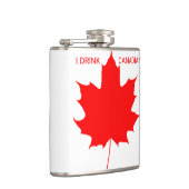 I Drink Canadian Customizable おもしろい フラスク (右)