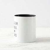I Drink Coffee & I Know Things Mug - Funny Gift  マグカップ (中央)