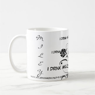 I drink Miley コーヒーマグカップ